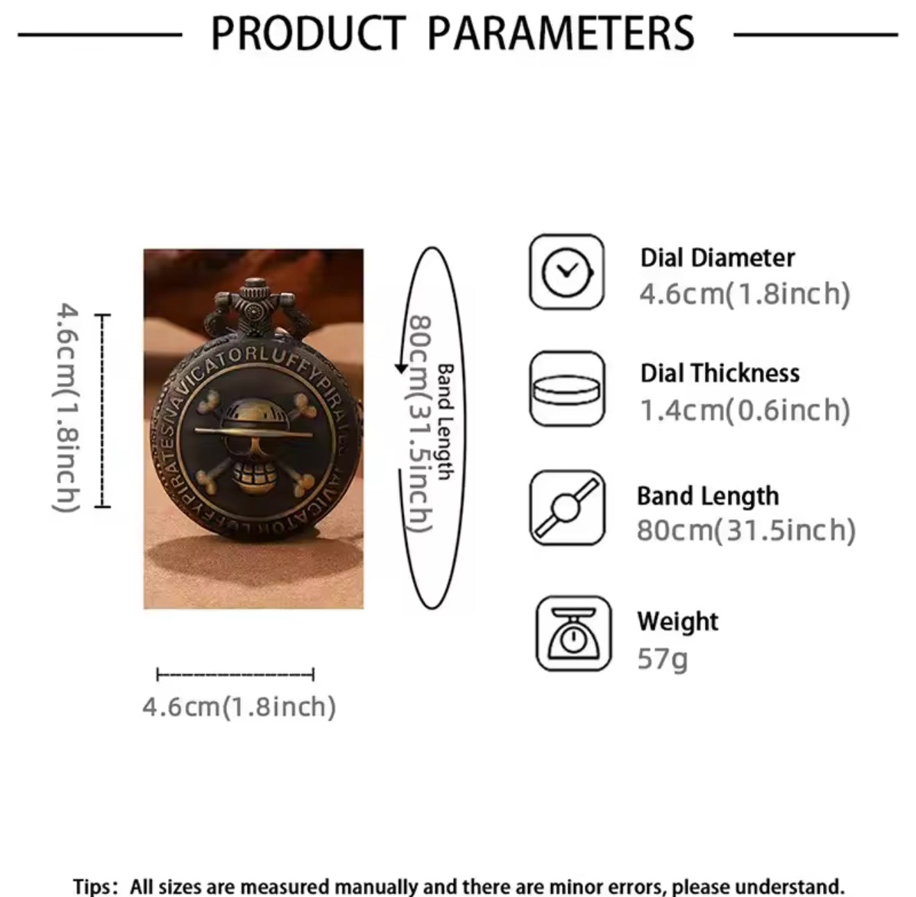 One Piece Pocket Watch